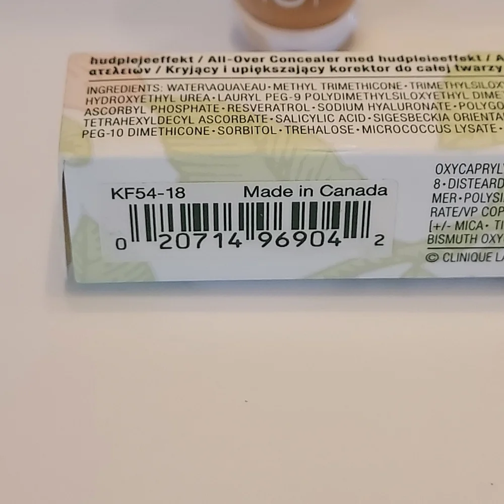 2 Kleo CLINIQUE Even Better All-Over Concealer + Eraser *WN 94 DEEP NEUTRAL